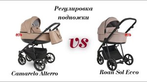 Camarelo Alterro против Roan Sol Ecco! Сравниваем две популярные коляски 2 в 1.