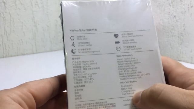 Smartwatch Haylou Solar LS05 comprado no AliExpress смотреть онлайн