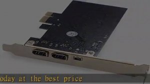 GODSHARK PCIe 3 Ports 1394A Firewire Expansion Card, PCI Express (1X) to External IEEE 1394 Adapter