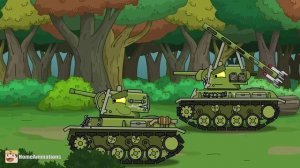 Про танки - бой в лесу