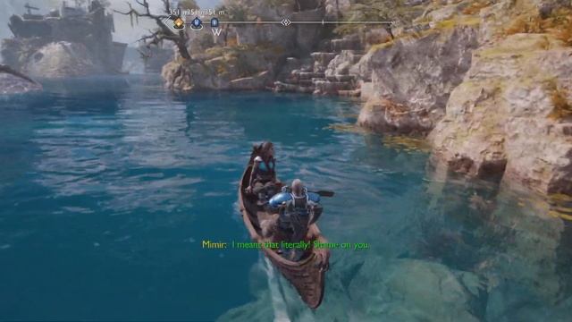 God of War Ragnarök pt30: Accessing new areas with The Spear смотреть онлайн