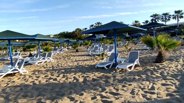 Urlaub in Side Kumköy, Hotel Paloma Oceana Resort, der Strand mit Liegen смотреть онлайн