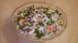 Очень ВКУСНЫЙ салат с ЯЗЫКОМ и СЛАДКИМ перцем Салат рецепт Салаты рецепты Salads recipes