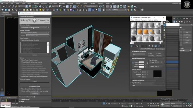 How to import 3dmax interior model with material in lumion