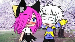 меме: кошка лана и йоши❤️ (гача клуб)