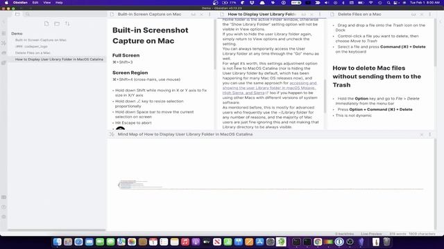 Obsidian | MindMap plugin