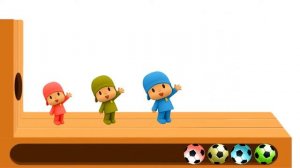 Learn Colors with Pocoyo Покойо Мультик Раскраска Учим цвета Для детей