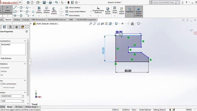 SolidWorks Tutorial for Beginners | SolidWorks Exercise for Beginners - 17
