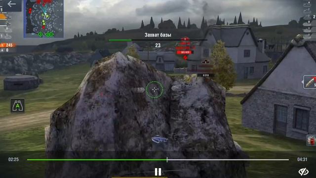 Взял медаль Фадина на Vickers Mk. F в Tanks Blitz. смотреть онлайн