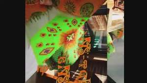 7. Скатерть-мандала своими руками - акриловые бусины в интерьере