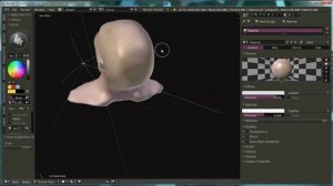 Blender tutorial painting skin from scratch