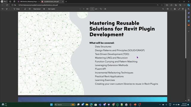 Mastering Reusable Solutions for Revit Plugin Development | Intro