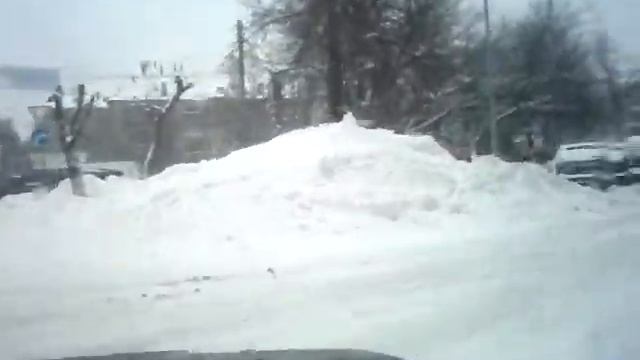 Нижний Новгород 14 декабря 2011. Снег не убирают с дороги 3 смотреть онлайн