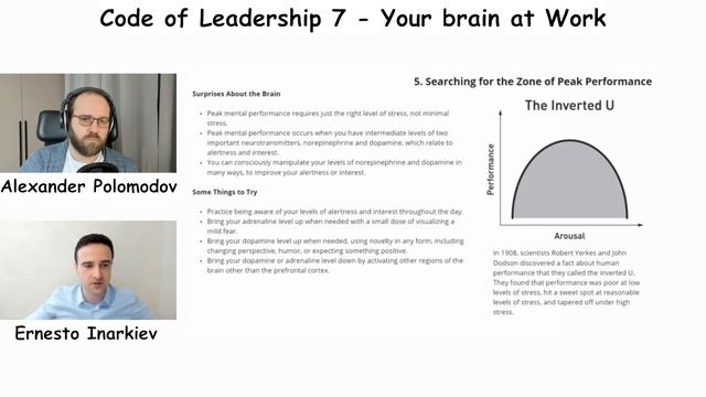 Code of Leadership #7 - "Your brain at Work"