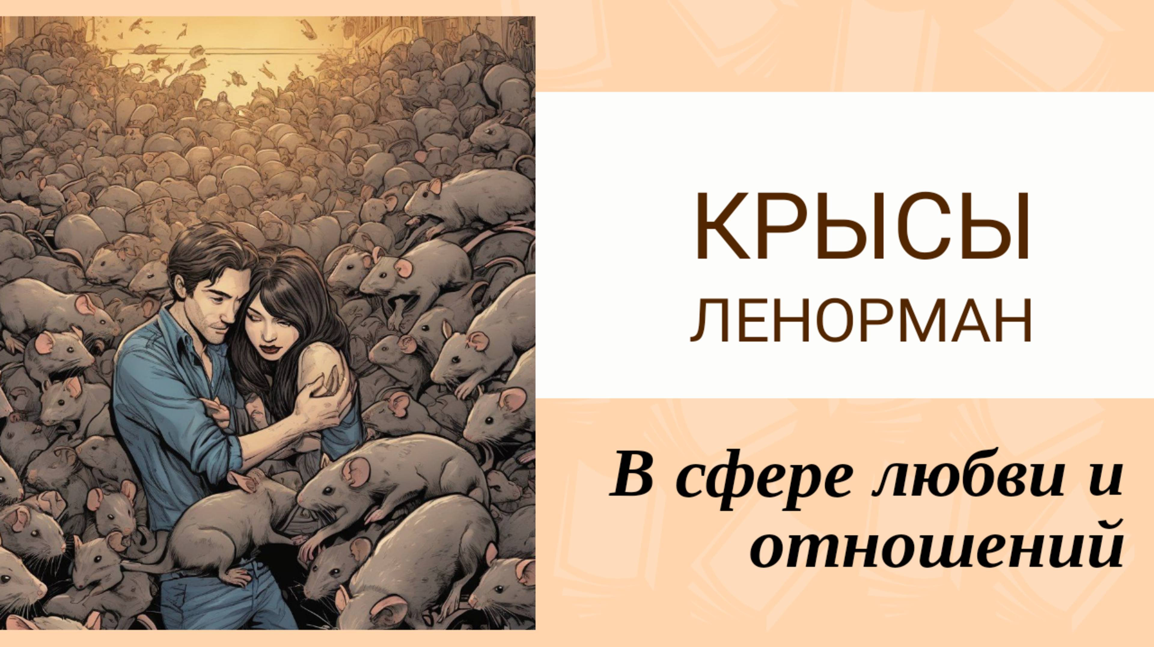 Карта Крысы Ленорман любовь и отношения. Смотреть со звуком 🎶 Плюсы и минусы таких отношений