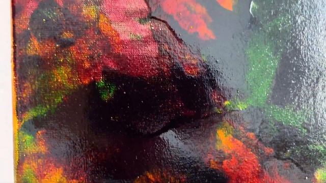 Насыщенная абстракция для минималистичных интерьеров, 50х50 см | Interior abstract art смотреть онлайн