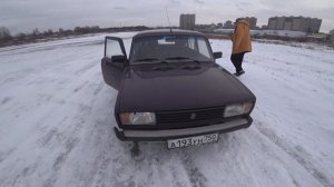 Зимний дрифт на жигулях/ Выходной / Трасса в Быково