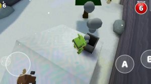 вторая часть где все стикеры в снежной долине