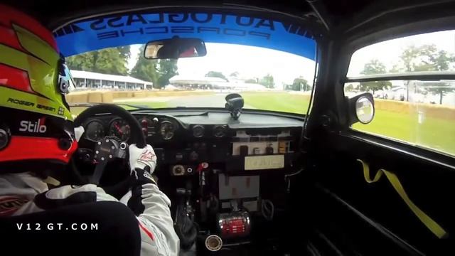 Porsche 961 pilotée par Roger Green - Goodwood 2011 смотреть онлайн