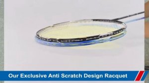 Heavy Duty Professional Carbon Graphite Bton Racket For Adults, Exclusive Anti Scratch Design