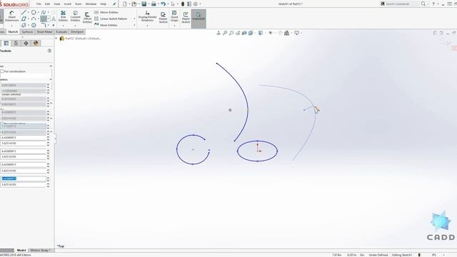 SolidWorks Tutorial for Beginners #23 - How to Create SolidWorks Ellipse Sketch