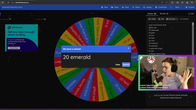 Win The Game = Spin The Wheel