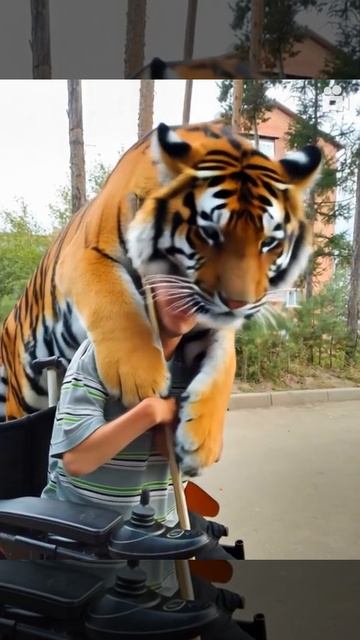 К нам на аллею пришёл тигр, смотреть онлайн