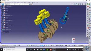Mô phỏng động cơ trên catia (Modelling of 6 cylinder Engine in Catia V5 )