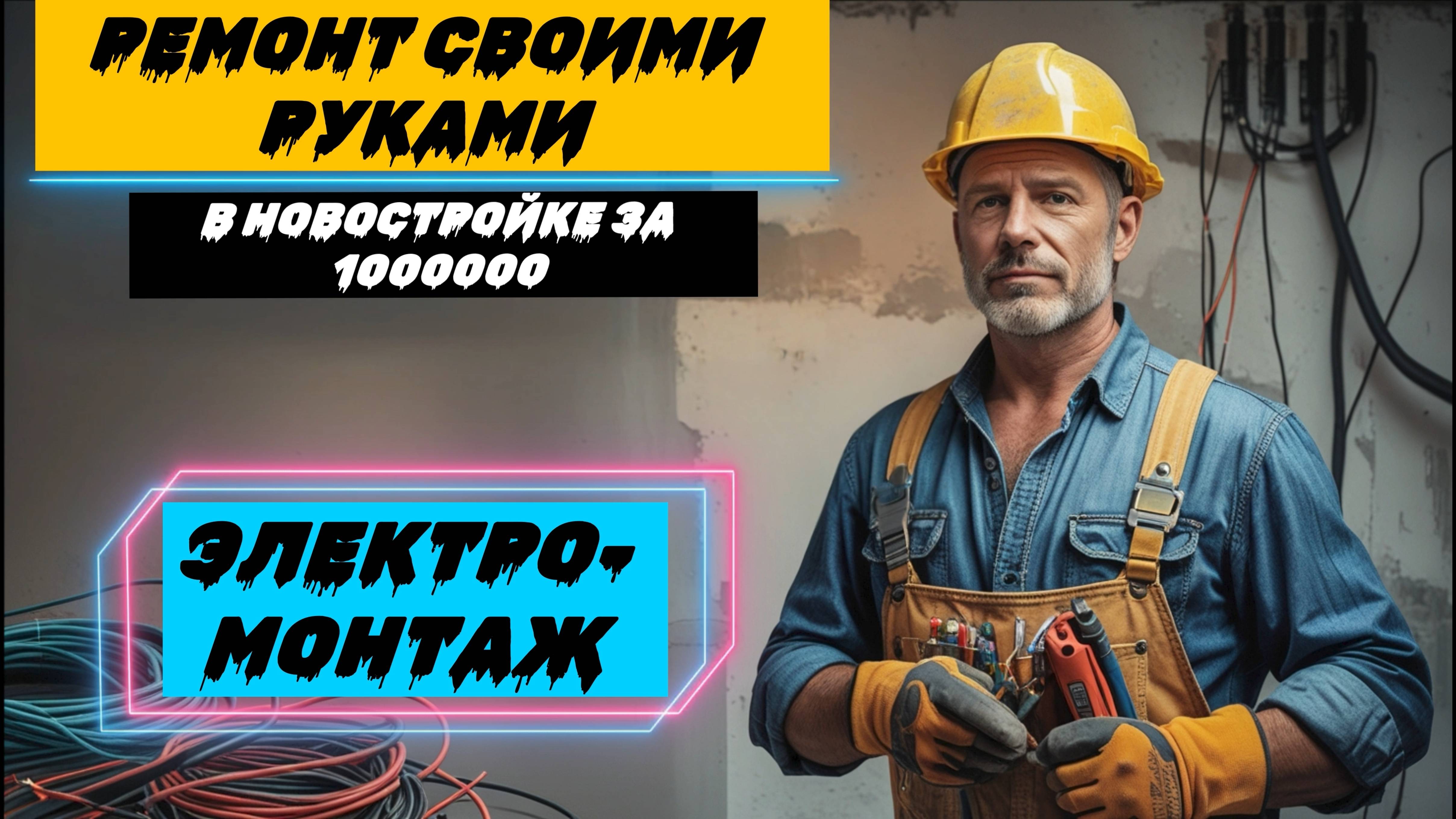 Электрика своими руками. Электромонтаж в новостройке.