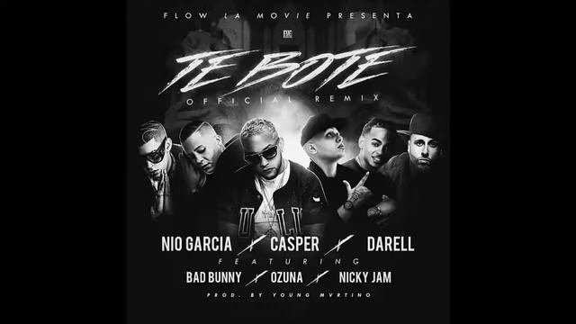 Te Bote Remix - Casper, Nio García, Darell, Nicky Jam, Bad Bunny, Ozuna (AUDIO) смотреть онлайн