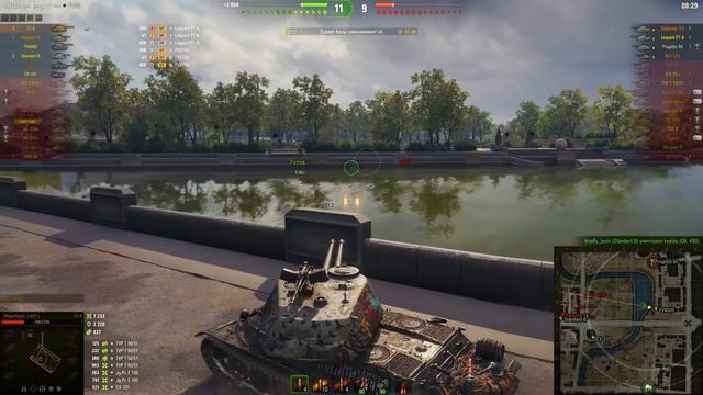 Мир танков. WOT. Бой на CT-II. Взял 5 фрагов и 9.8К урона.
