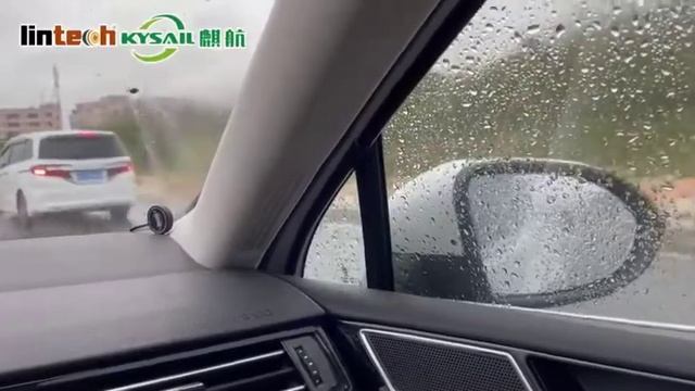 79Ghz Mini Radar for Blind Spot Detection System tests on Rainy day and night Lintech смотреть онлайн