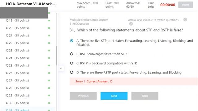 Huawei HCIA Datacom v1 0 Mook Exam Answers 2 смотреть онлайн