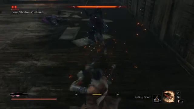 Sekiro™: Shadows Die Twice - Lone Shadow Vilehand Mini-Boss Gameplay PS4 смотреть онлайн