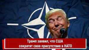 Трамп заявил, что США сократят свое присутствие в НАТО