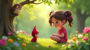 Волшебные сказки на ночь.  Арика и Волшебный мешочек в саду