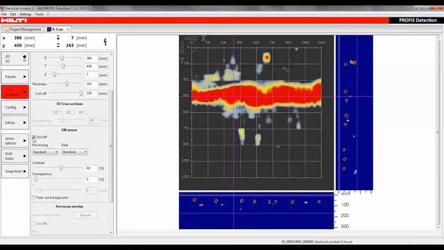 HOW TO use PROFIS Detection - EM Sensor in Radar scan data analysis смотреть онлайн