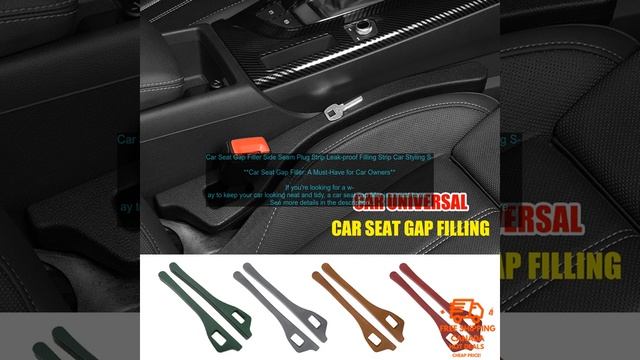 1005005136662044 Car Seat Gap Filler Side Seam Plug Strip Leak proof Filling Strip Car смотреть онлайн