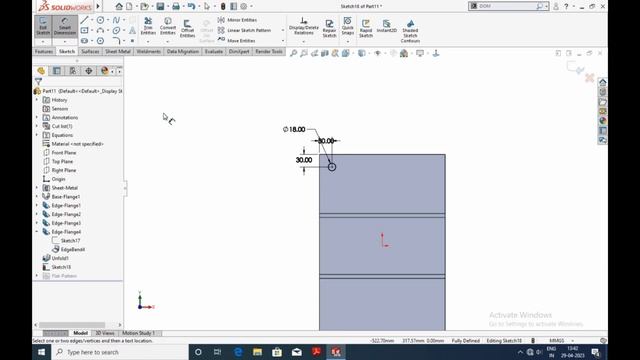 Sheet metal parts in solidworks#SolidWorksSheetmetalBasics