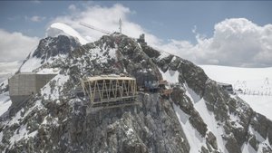 Switzerland - Канатная дорога в Альпах