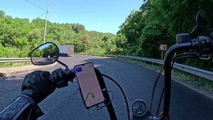 По серпантинам на Harley-Davidson. Дорога из Сочи. / Часть 3 / без комментариев #asmr