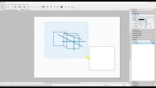 Layout for SketchUp - Selecting Objects