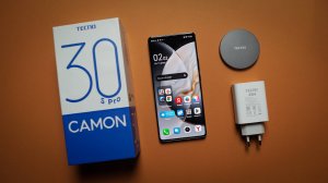 Смартфон-хамелеон с беспроводной зарядкой - Обзор TECNO CAMON 30S Pro