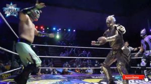 Fresero Jr/Demonio Infernal vs Capo del Norte/Pistolero Negro vs Multifacetico/Inframundo