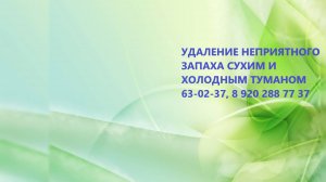 Как проходит удаление НЕПРИЯТНОГО ЗАПАХА  в диване ХОЛОДНЫМ ТУМАНОМ