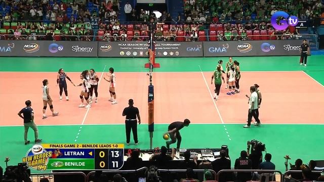 NCAA Women's Volleyball Finals Game 2 Benilde vs. Letran (First Set) | NCAA Season 99 смотреть онлайн