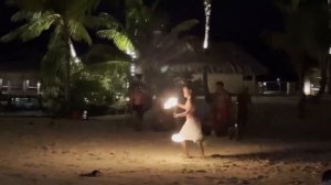 Le Bora Bora Pearl Resort New Years Party with Fireworks and Fire Dance