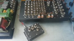 Часы на радиолампах, счётчик дней недели/Radio tube clock, weekday counter/№5