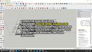 How to Import and Export Cad to Sketchup + Sketchup to Cad | Tutorial 01