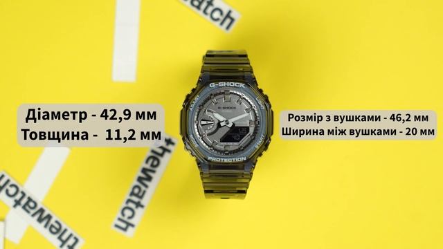 Жіночий наручний годинник CASIO G-Shock GMA-S2100SK-1AER від THEWATCH смотреть онлайн